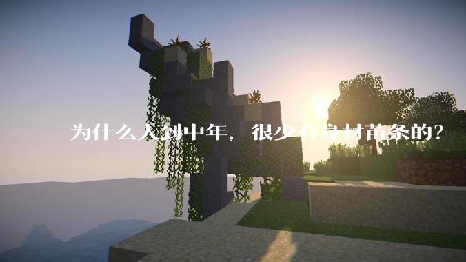 为什么人到中年，很少有身材苗条的？